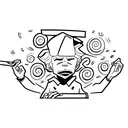 boondocks smoking a joint tattoo design idea