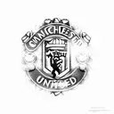 old trafford, sir alex fergeson, manchestor united tattoo design idea