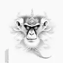 Monkey king tattoo design idea