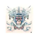 Monkey king tattoo design idea