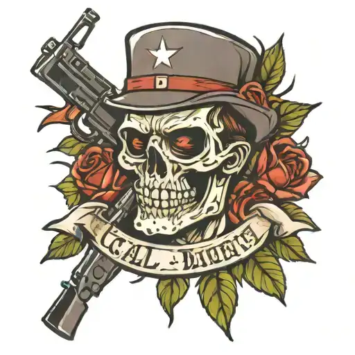 call of duty corpse husband design tattoo design idea