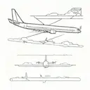 airport runway tattoo design idea