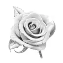 Nipple replacemt flower tattoo design idea