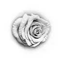 Nipple replacemt flower tattoo design idea