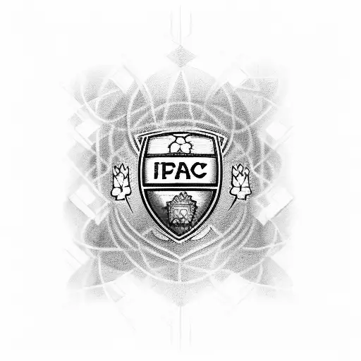 Create a tattoo which describes manchester city winning treble - fa cup, champions league and premier league in 2023 tattoo design idea