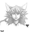 kingdom hearts sora tattoo design idea