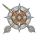 ISLAMIC Spear tattoo design idea