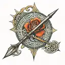 ISLAMIC Spear tattoo design idea