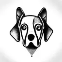 Dog tattoo design idea