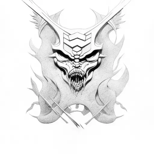 norse mythology tattoo design idea