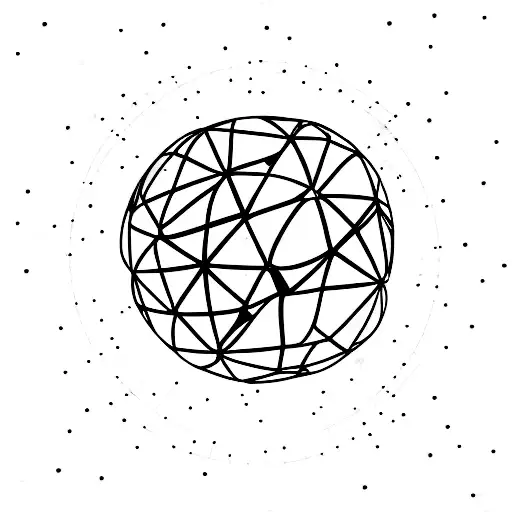 cheerleading worlds globe tattoo design idea