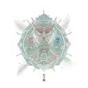 hieroglyph tattoo design idea