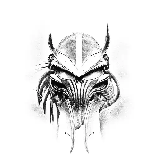 predator tattoo design idea