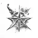 resident evil logo tattoo design idea