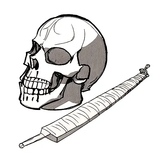 skull berserk behelit tattoo design idea