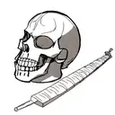 skull berserk behelit tattoo design idea