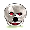 skull berserk behelit tattoo design idea