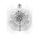 An intricate lock being opened by a unique key, representing the unlocking of potential and gaining control over ADHD. tattoo design idea