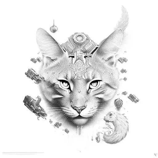 Virgo tattoo design idea