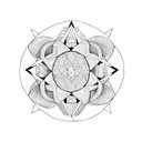 octagram  tattoo design idea