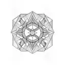 octagram  tattoo design idea