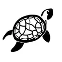 Turtle shell tattoo design idea
