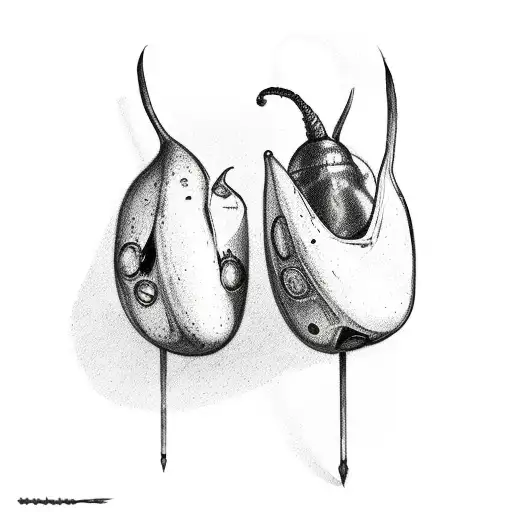 2 peas in a pod  tattoo design idea