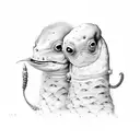 2 peas in a pod  tattoo design idea