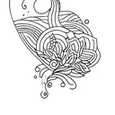 wine  tattoo design idea