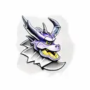 Spyro the dragon tattoo design idea