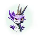 Spyro the dragon tattoo design idea