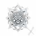 Valknut Symbol tattoo design idea