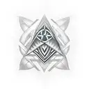 Valknut Symbol tattoo design idea