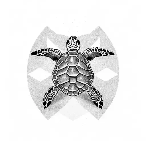 sea turtles  tattoo design idea