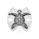 sea turtles  tattoo design idea