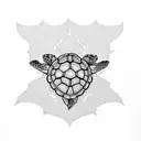 sea turtles  tattoo design idea
