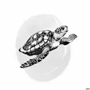 3 sea turtles  tattoo design idea