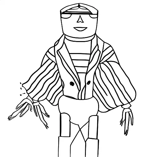 marionette puppet tattoo design idea