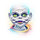 marionette puppet tattoo design idea