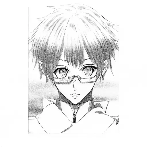 asuka de evangelion panel manga tattoo design idea