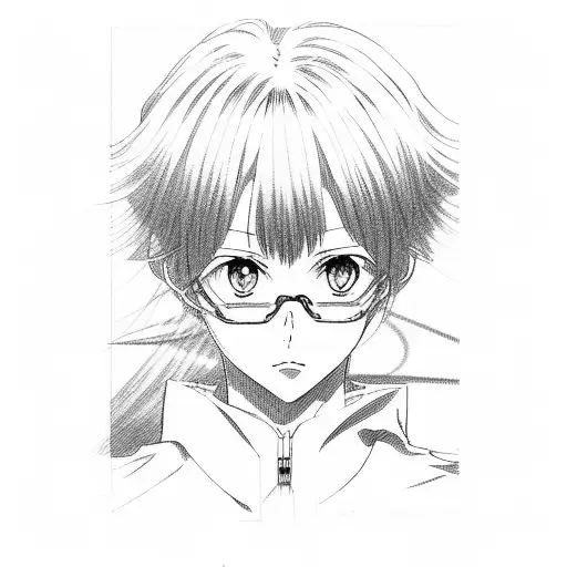 asuka de evangelion panel manga tattoo design idea