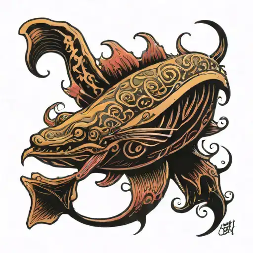 gulper eel tattoo design idea