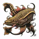 gulper eel tattoo design idea