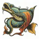 gulper eel tattoo design idea