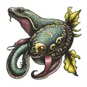 gulper eel tattoo design idea