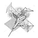 nightingale tattoo design idea