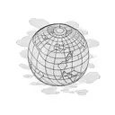 globe tattoo design idea