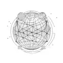 globe tattoo design idea