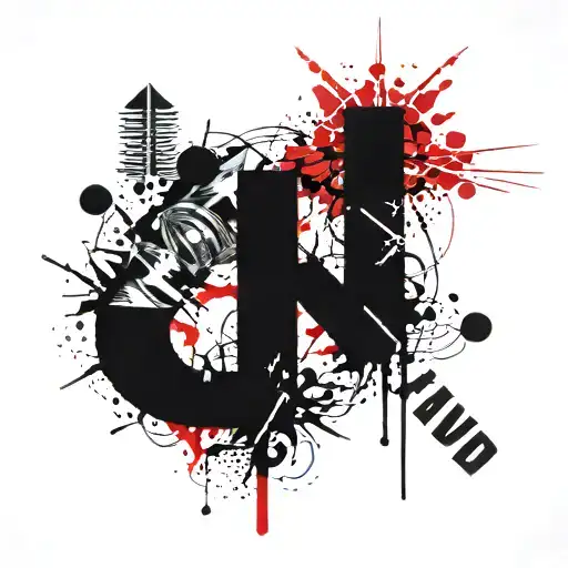 poz hiv toxic tattoo design idea