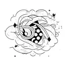 onda do mar tattoo design idea